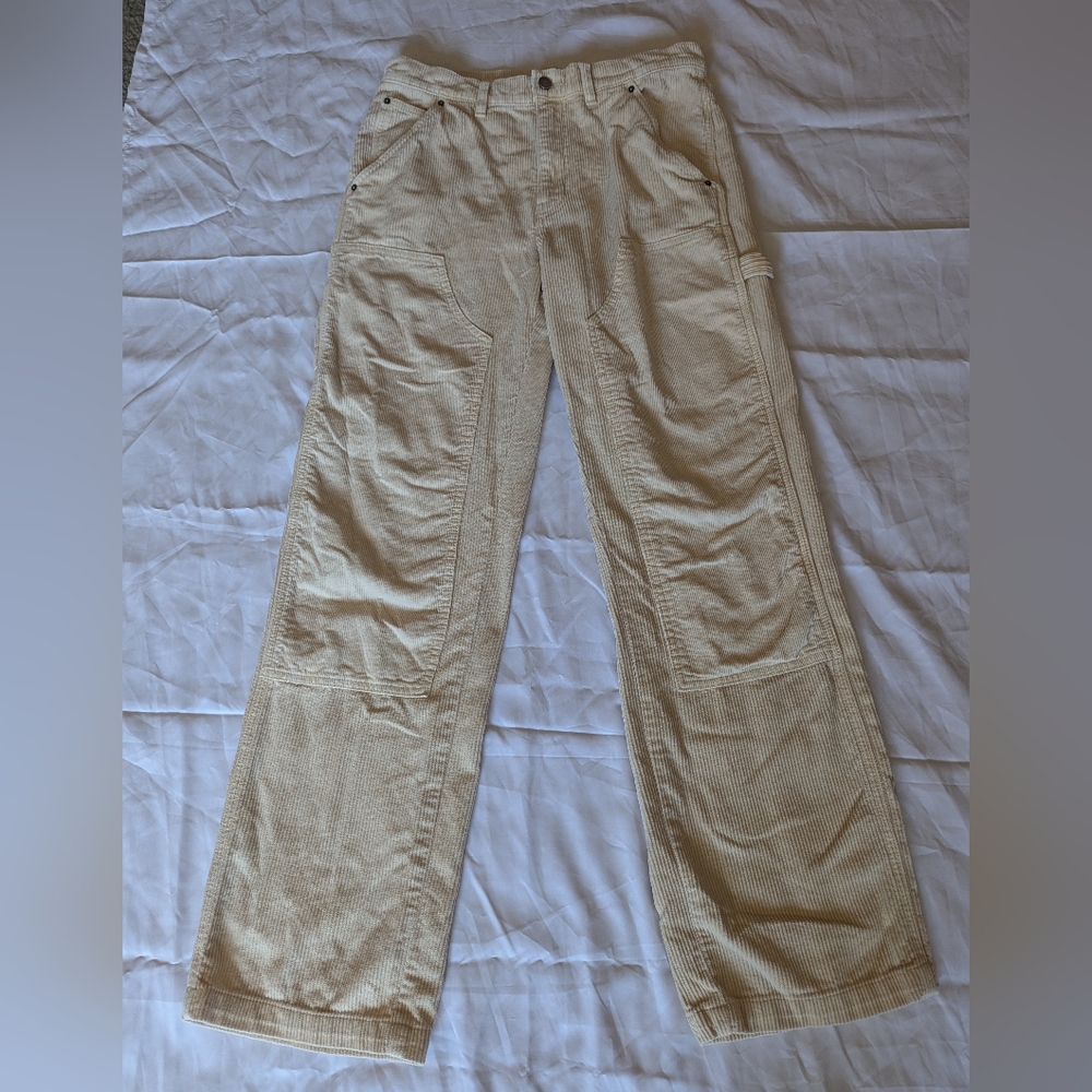 BGD Cream Corduroy Carpenter Pants
